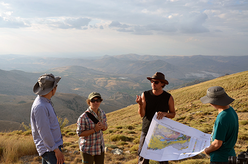 Derya, showing an overview of the Ulukisla basin using the geological map